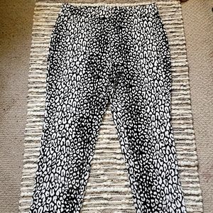 Michael Kors Black & White Pant‎ Size XL